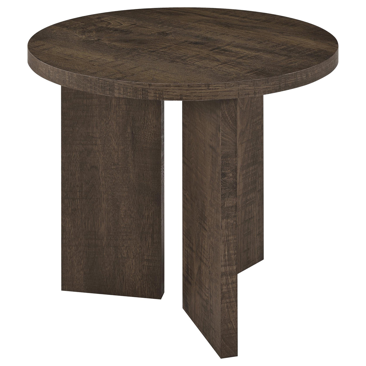 Aragon Dark Rustic Mango End Table by Coaster at Eve Furniture