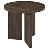 Aragon Dark Rustic Mango End Table by Coaster at Eve Furniture