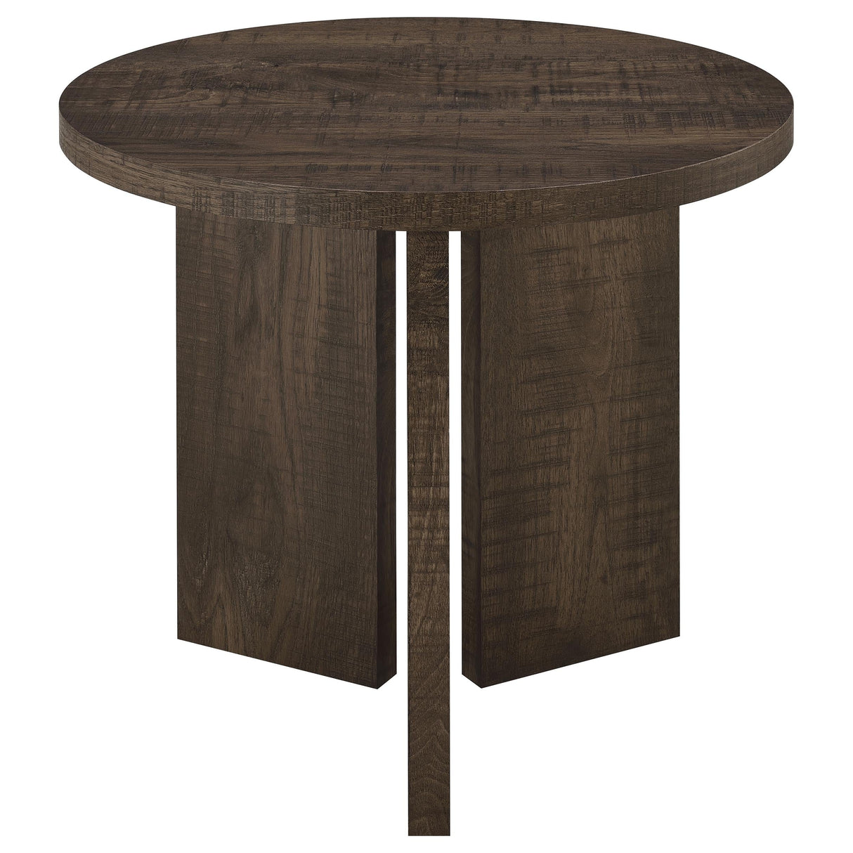 Aragon Dark Rustic Mango End Table by Coaster at Eve Furniture