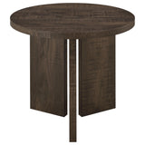 Aragon Dark Rustic Mango End Table by Coaster at Eve Furniture