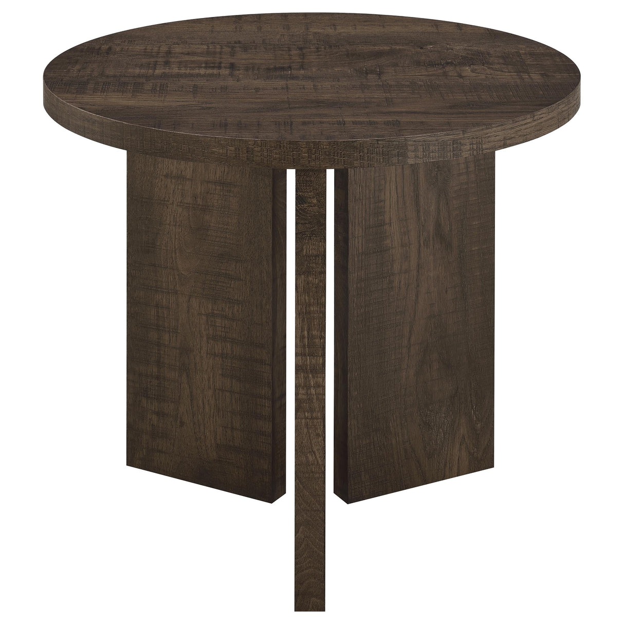 Aragon Dark Rustic Mango End Table by Coaster at Eve Furniture