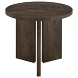 Aragon Dark Rustic Mango End Table by Coaster at Eve Furniture