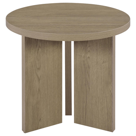Aragon Latte End Table by Coaster at Eve Furniture