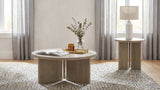 Aragon Latte End Table by Coaster at Eve Furniture