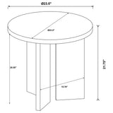 Aragon Mango End Table by Coaster at Eve Furniture