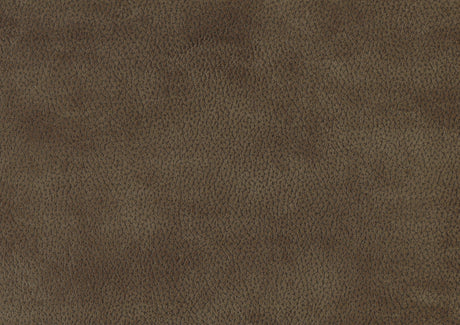 Aram Brown Fabric Double Reclining Sofa by Homelegance at Eve Furniture