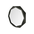 Aramis I 32" Octagon Black Wood Frame Wall Mirror by Mercana at Eve Furniture