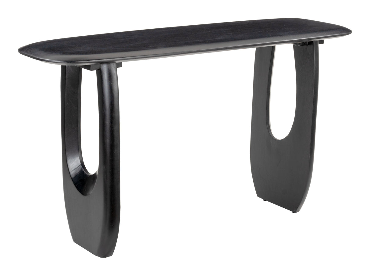 Arasan Black Console Table by Zuomod at Eve Furniture
