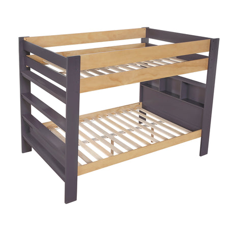 Arbor Plum and Natural Full/Full Bunk Bed by Homelegance at Eve Furniture