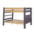 Arbor Plum and Natural Full/Full Bunk Bed by Homelegance at Eve Furniture