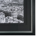 Arc de Triomphe- by Richard Silver Textured Framed Art Print Matted under Glass by Mercana at Eve Furniture