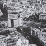 Arc de Triomphe- by Richard Silver Textured Framed Art Print Matted under Glass by Mercana at Eve Furniture