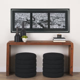 Arc de Triomphe- by Richard Silver Textured Framed Art Print Matted under Glass by Mercana at Eve Furniture