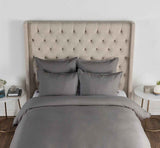 Arcadia Charcoal Duvet Cover by Classic Home at Eve Furniture