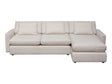 Arcadia Cream 2pc Reversible Chaise Sectional by Diamond Sofa at Eve Furniture