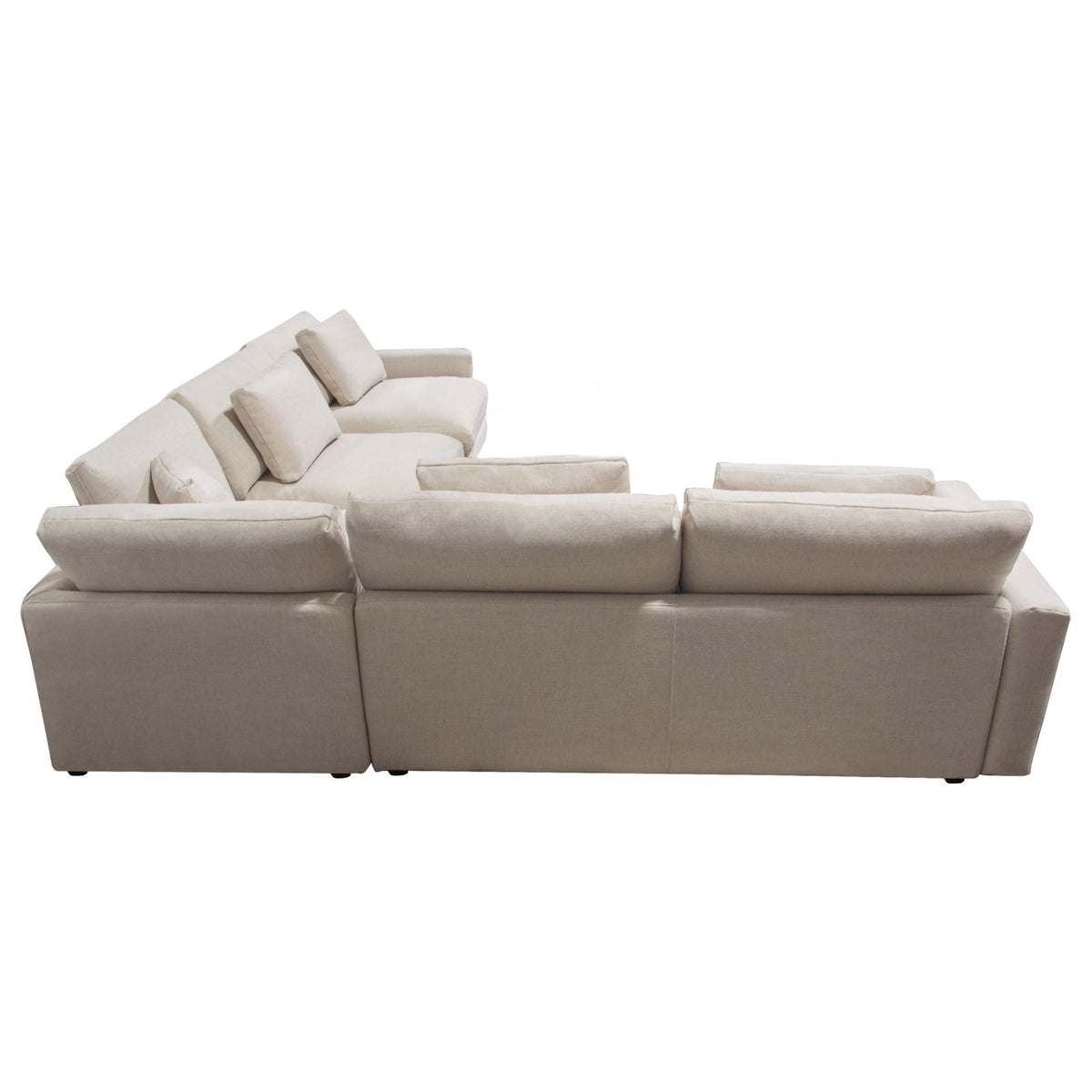 Arcadia Cream 3pc Corner Sectional by Diamond Sofa at Eve Furniture