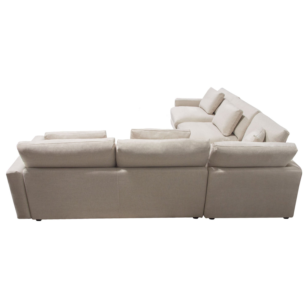 Arcadia Cream 3pc Corner Sectional by Diamond Sofa at Eve Furniture