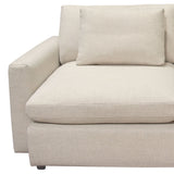 Arcadia Cream 3pc Corner Sectional by Diamond Sofa at Eve Furniture