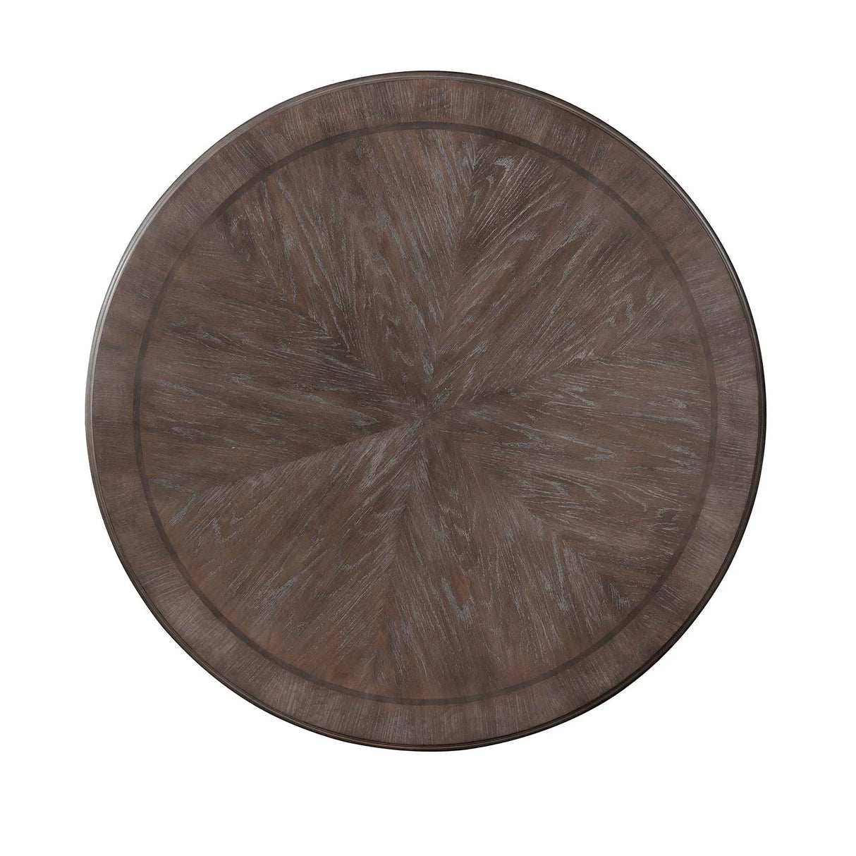 Arcadia Rustic Natural Tone/Ivory 7 Pc Round Dining Table Set by Furniture of America at Eve Furniture