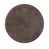 Arcadia Rustic Natural Tone/Ivory 7 Pc Round Dining Table Set by Furniture of America at Eve Furniture