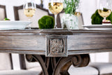 Arcadia Rustic Natural Tone/Ivory Dining Table Only by Furniture of America at Eve Furniture