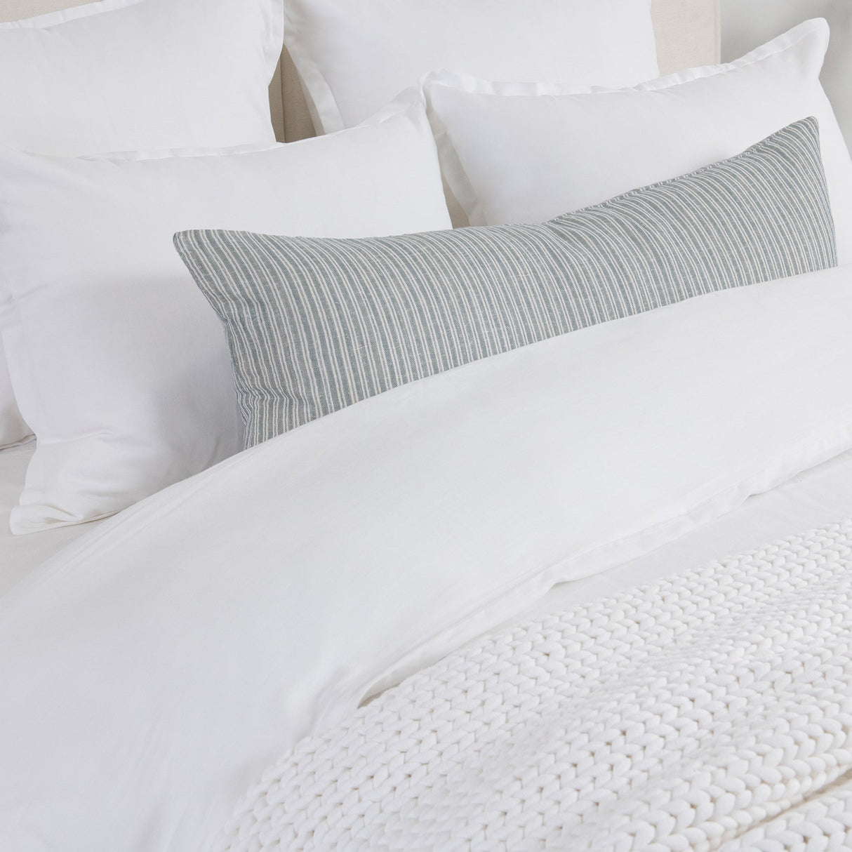 Arcadia White Duvet Cover by Classic Home at Eve Furniture
