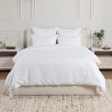 Arcadia White Duvet Cover by Classic Home at Eve Furniture