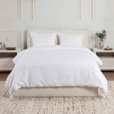 Arcadia White Duvet Cover by Classic Home at Eve Furniture