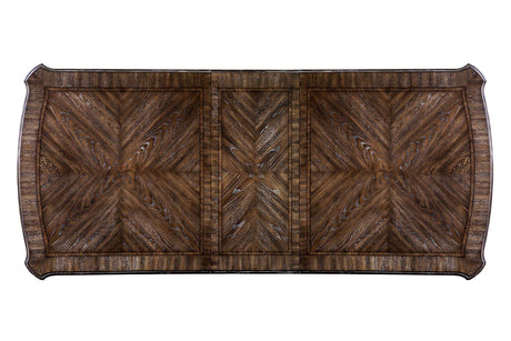 Arcadia Rustic Natural Tone/Ivory Dining Table by Furniture of America at Eve Furniture