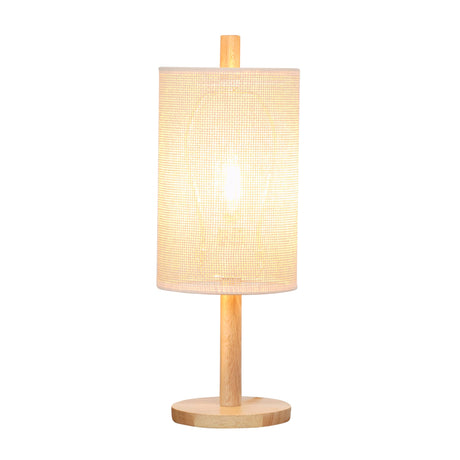 Arcana Table Lamp - Oak - Natural by Ashcroft Furniture at Eve Furniture