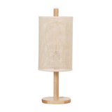 Arcana Table Lamp - Oak - Natural by Ashcroft Furniture at Eve Furniture