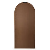 Arch 72" Natural Raffia Designer Floor Mirror by TOV Furniture at Eve Furniture