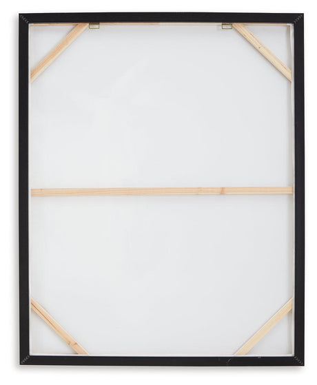 Archerwick Black/White Wall Art by Ashley at Eve Furniture