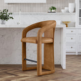 Archie Counter Stool - Maple Brown by Classic Home at Eve Furniture