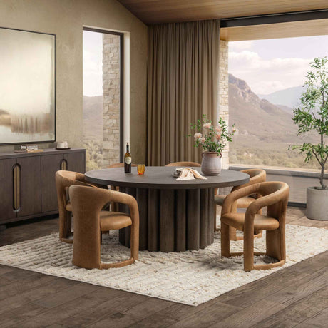 Archie Dining Chair - Maple Brown by Classic Home at Eve Furniture