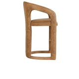 Archie Maple Brown Leather 26" Counter Stool by Classic Home at Eve Furniture