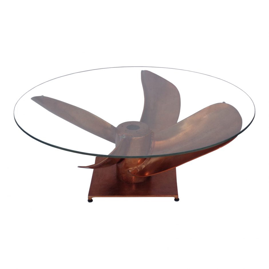 Archimedes Coffee Table Copper by Moe's Home at Eve Furniture