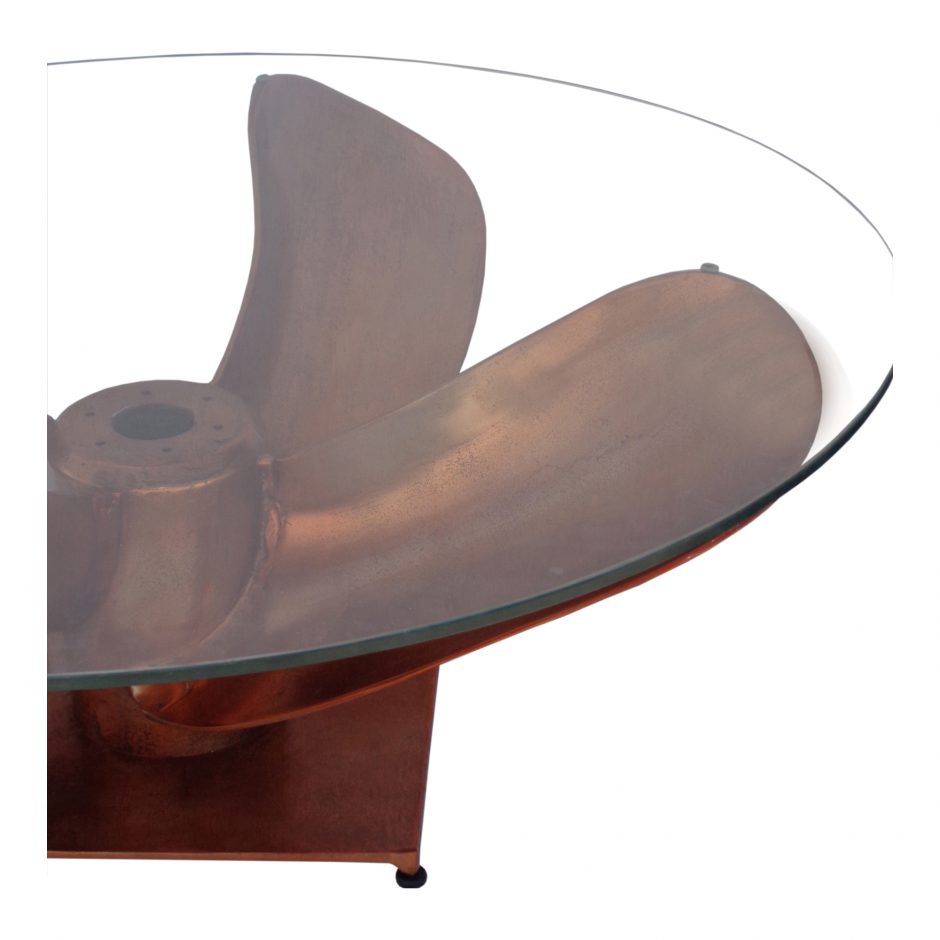 Archimedes Coffee Table Copper by Moe's Home at Eve Furniture