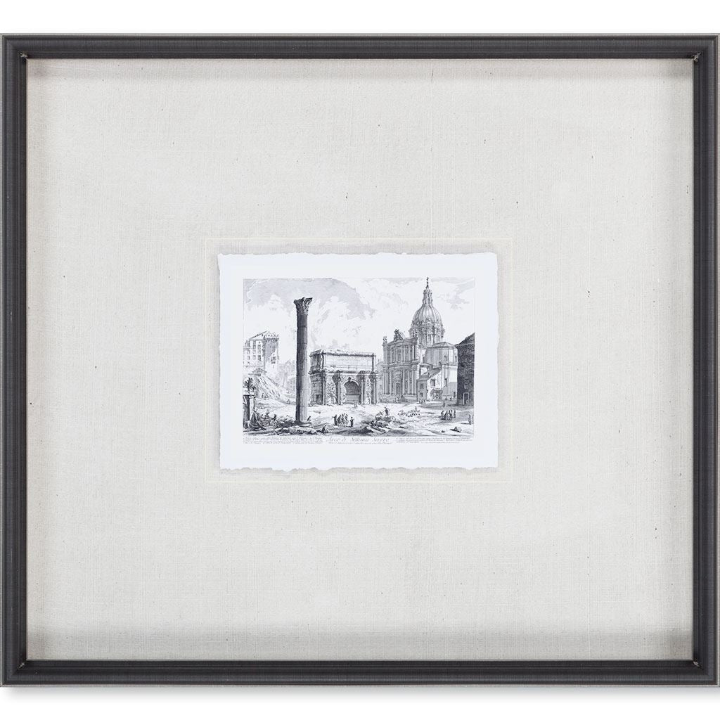 Arco de Settimo Severo (MC) by Piranesi a Framed Art Print Matted under Glass by Mercana at Eve Furniture