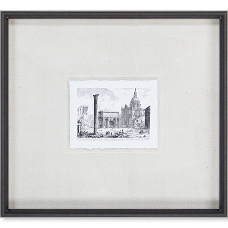 Arco de Settimo Severo (MC) by Piranesi a Framed Art Print Matted under Glass by Mercana at Eve Furniture