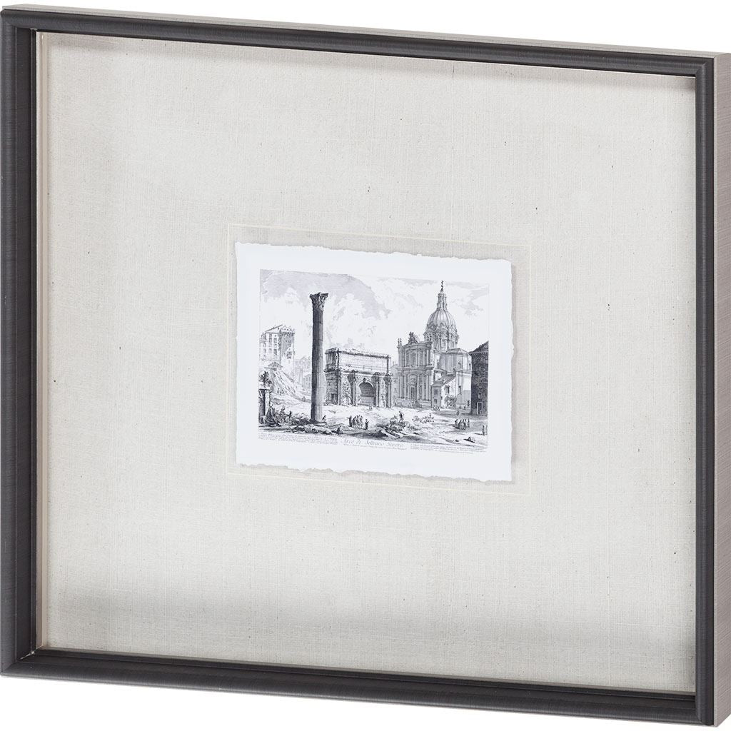 Arco de Settimo Severo (MC) by Piranesi a Framed Art Print Matted under Glass by Mercana at Eve Furniture