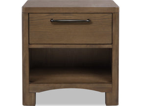 Arden Tavern Brown 1-Drawer Nightstand by Modus Furniture at Eve Furniture