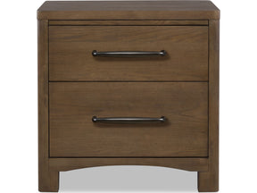 Arden Tavern Brown 2-Drawer Nightstand by Modus Furniture at Eve Furniture