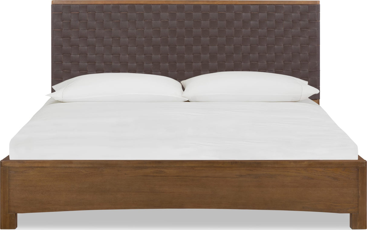 Arden Tavern Brown King Platform Bed by Modus Furniture at Eve Furniture