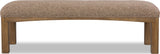 Arden Tavern Brown Upholstered Bench by Modus Furniture at Eve Furniture
