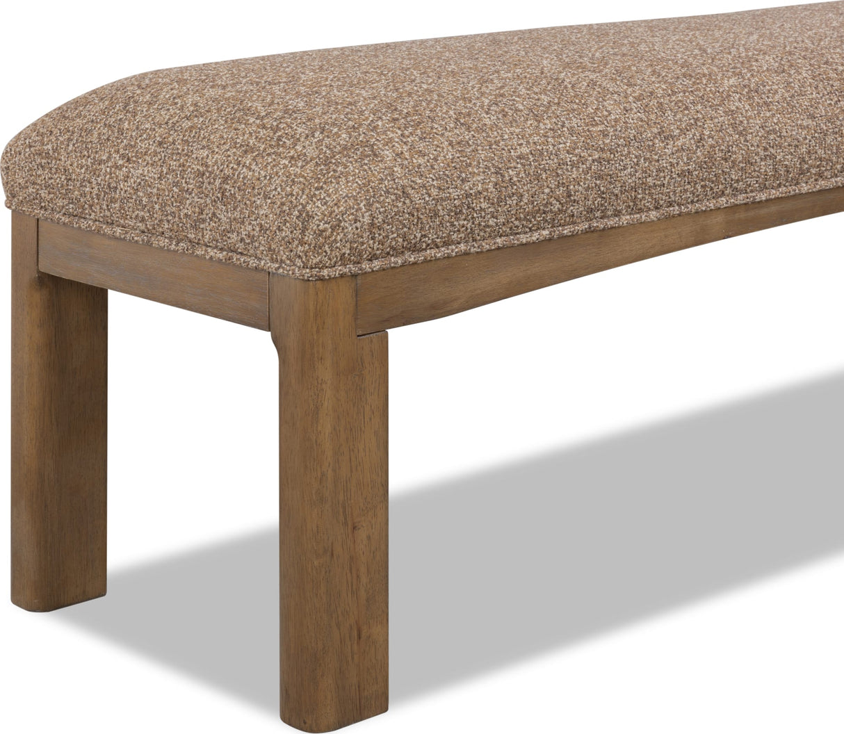 Arden Tavern Brown Upholstered Bench by Modus Furniture at Eve Furniture