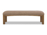 Arden Tavern Brown Upholstered Bench by Modus Furniture at Eve Furniture