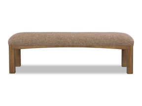 Arden Tavern Brown Upholstered Bench by Modus Furniture at Eve Furniture