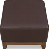 Arden Tavern Brown Upholstered Ottoman by Modus Furniture at Eve Furniture