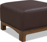 Arden Tavern Brown Upholstered Ottoman by Modus Furniture at Eve Furniture